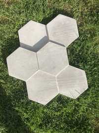 Beton dekoracyjny heksagon 3D