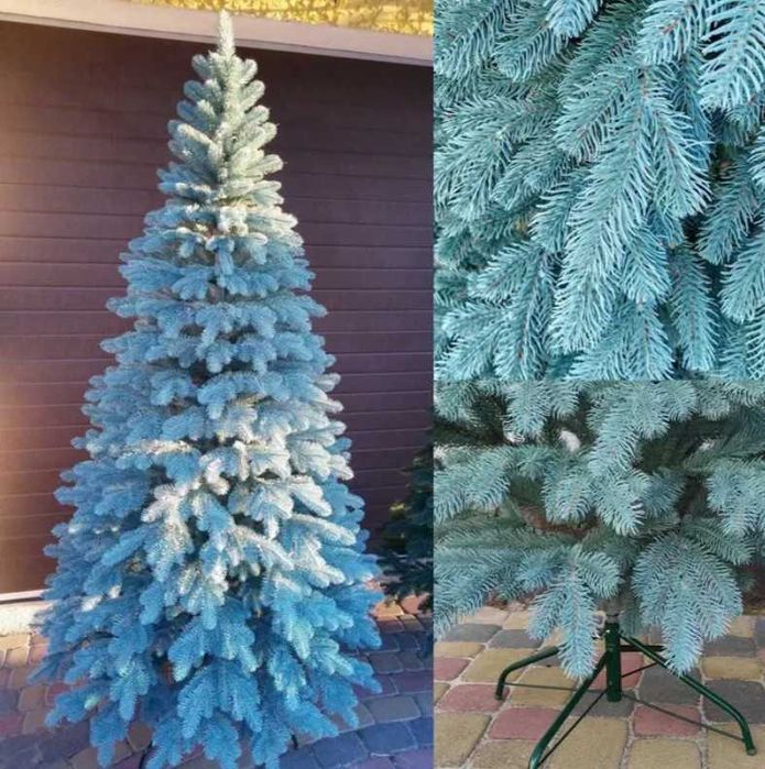 ‼️ТОП ЦІНА‼️ Литая искусственная елка Triumph | Голубая. Зеленая. Снег