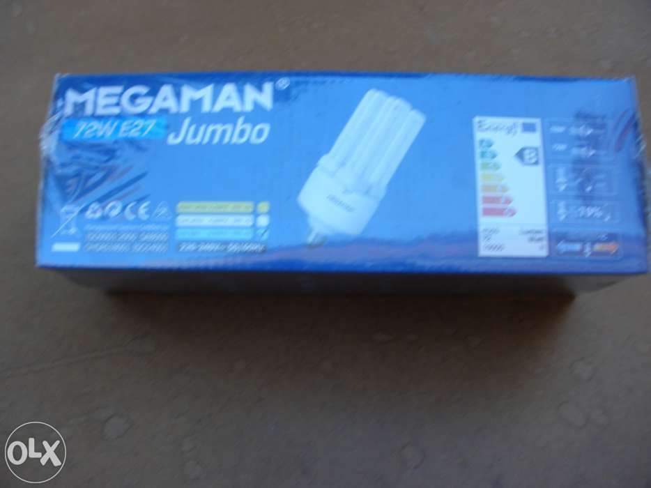 Adaptador "megaman " com lâmpadas novo