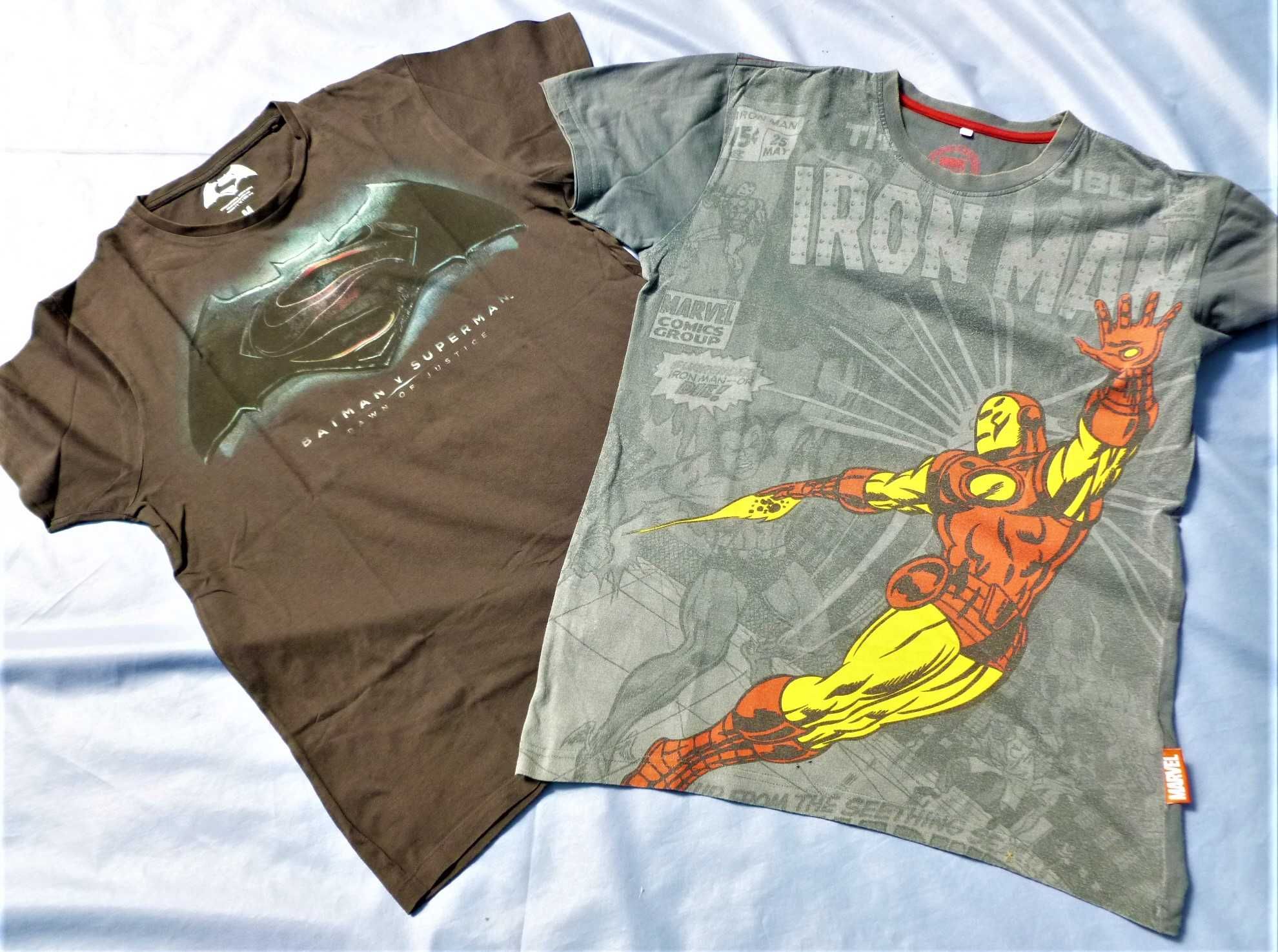 T-Shirts - Super-Homem - Batman e Homem de Ferro