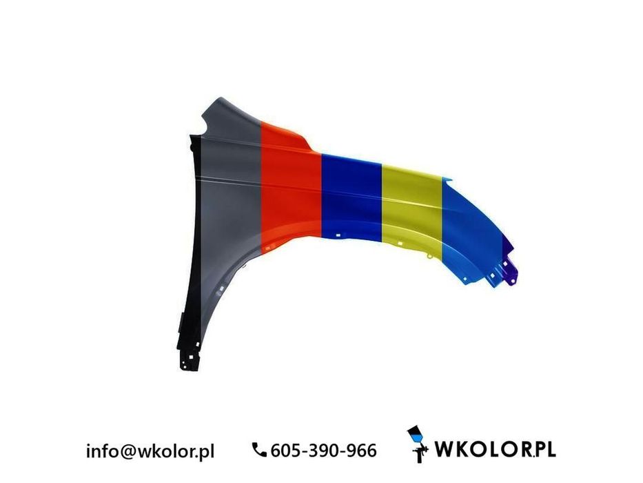 NOWY BŁOTNIK HONDA CR-V III 2007-2012 LAKIEROWANY W KOLOR