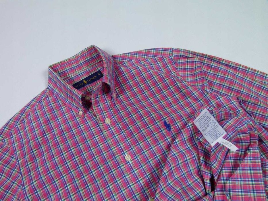 Ralph Lauren koszula w kratę krata bawełna / S