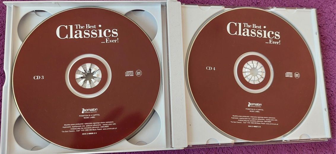Zestaw 8 płyt CD z muzyką poważną i klasyczną