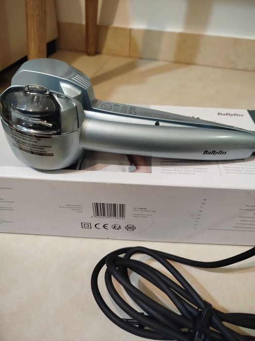 Modelador de Cabelo automático BABYLISS Hydrotherm Steam System Novo