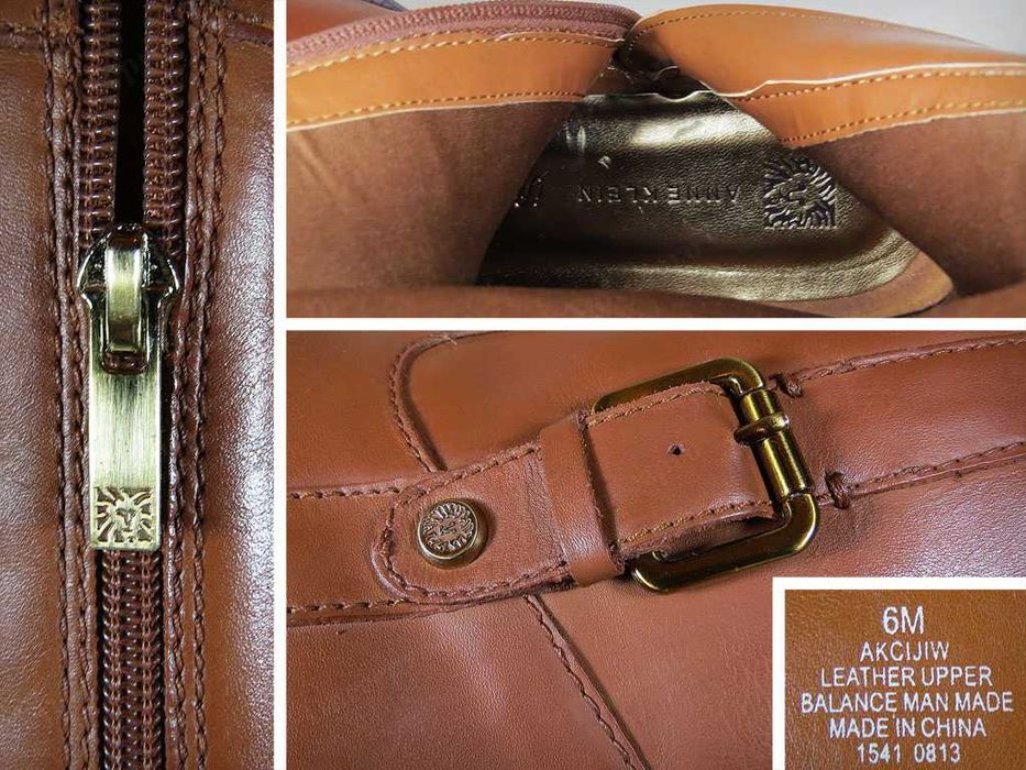 Жіночі шкіряні чоботи Anne Klein нові оригінал