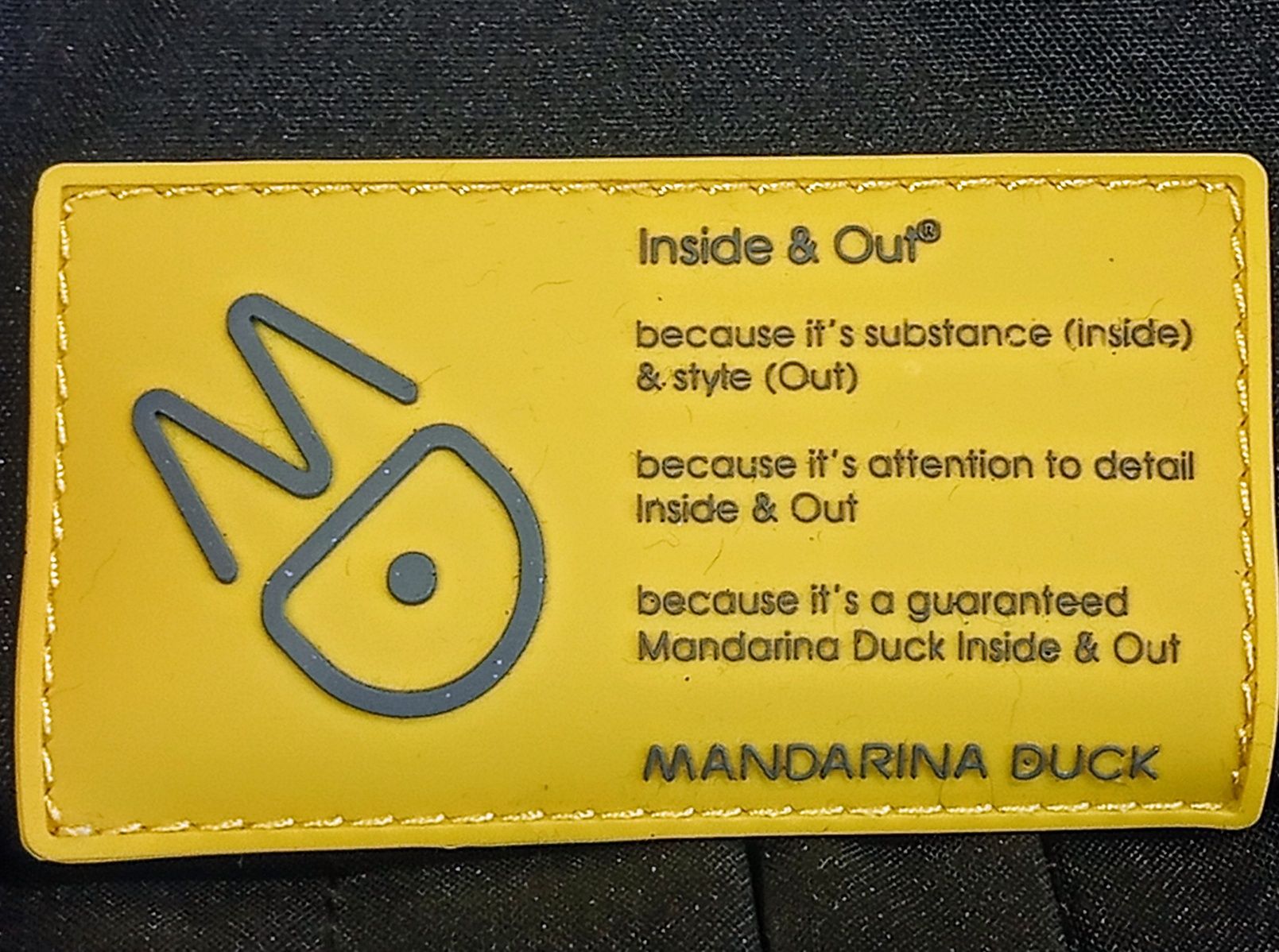 Torebka na ramię męska listonoszka czarna Mandarina Duck