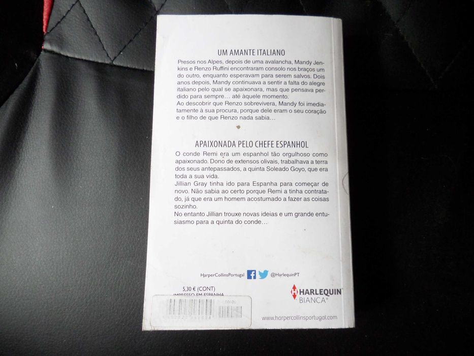 Livro 'Um amante Italiano'