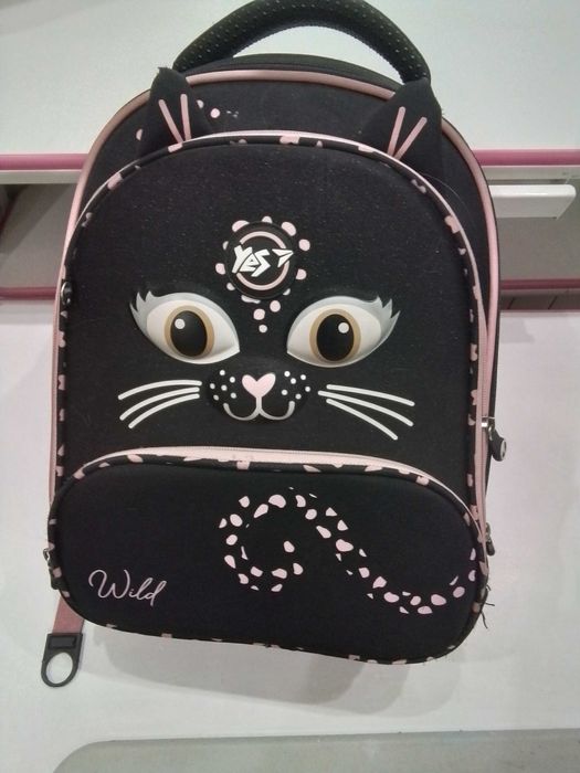 Рюкзак школьный ортопедический для девочек Kitty Wild Premium