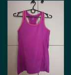 Używany top sportowy H&M magenta fuksja dopasowany