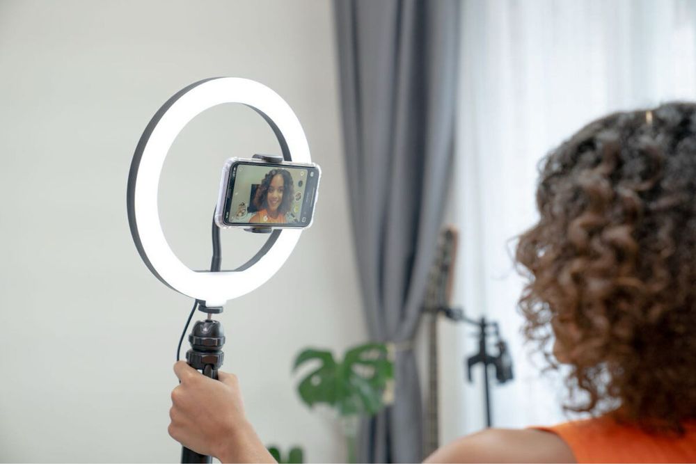 Кільцева LED Лампа із Штативом 2 метри, Повний комплект