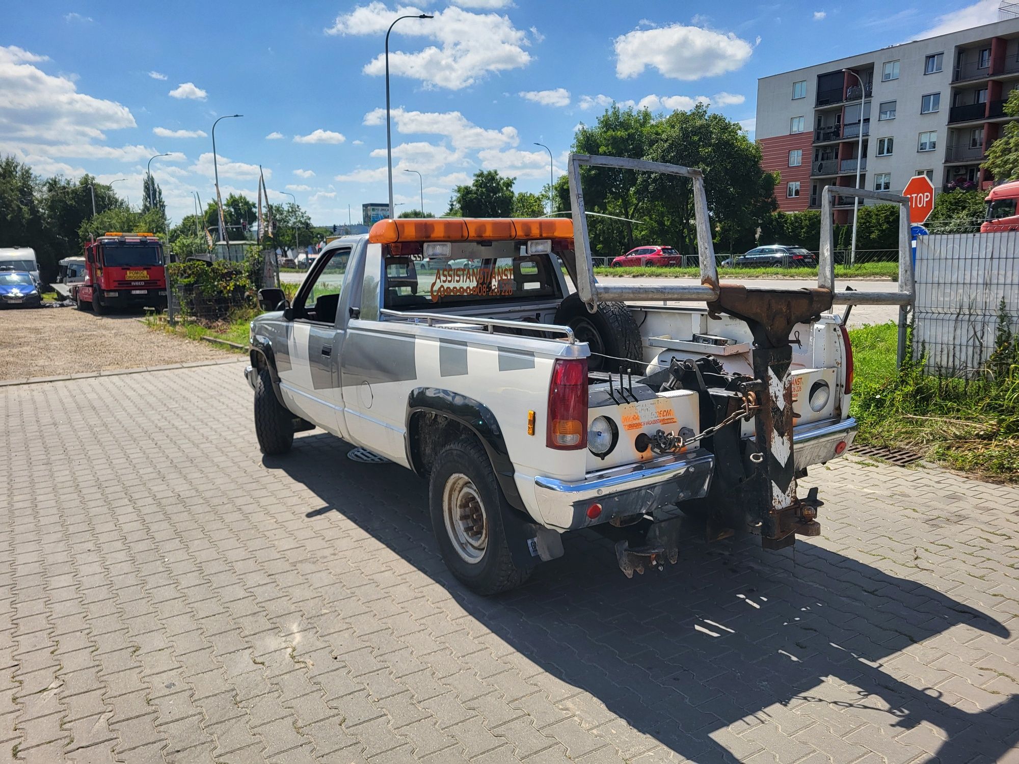 Chevrolet widelec pomoc drogowa widelec