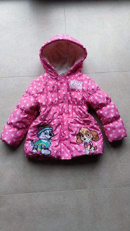 Куртка демисезонная теплая на девочку 3-4 года Щенячий патруль, Скай