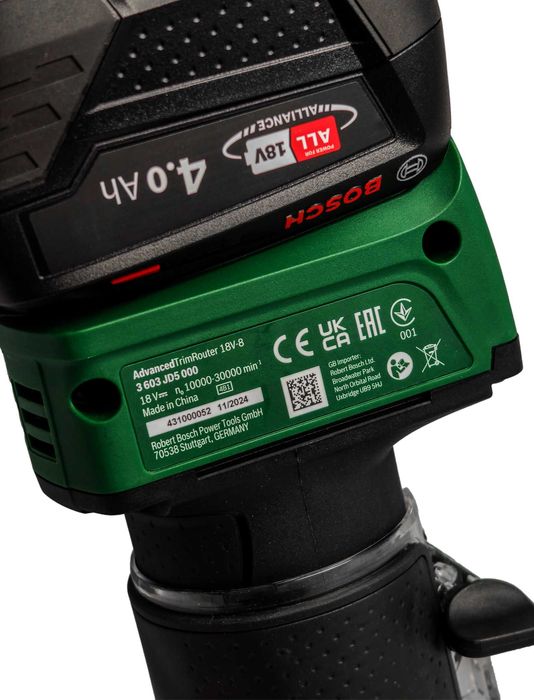 Frezarka akumulatorowa Bosch AdvancedTrimRouter 18V-8 | Kpl, jak nowa!