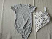 Body krótki rękaw 74 mywear baby gwiazdy