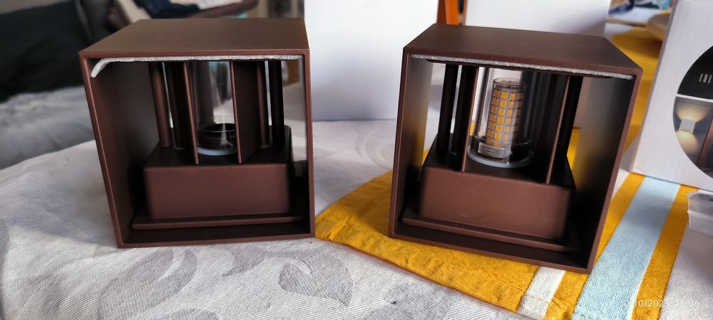 Apliques candeeiros de parede luz led