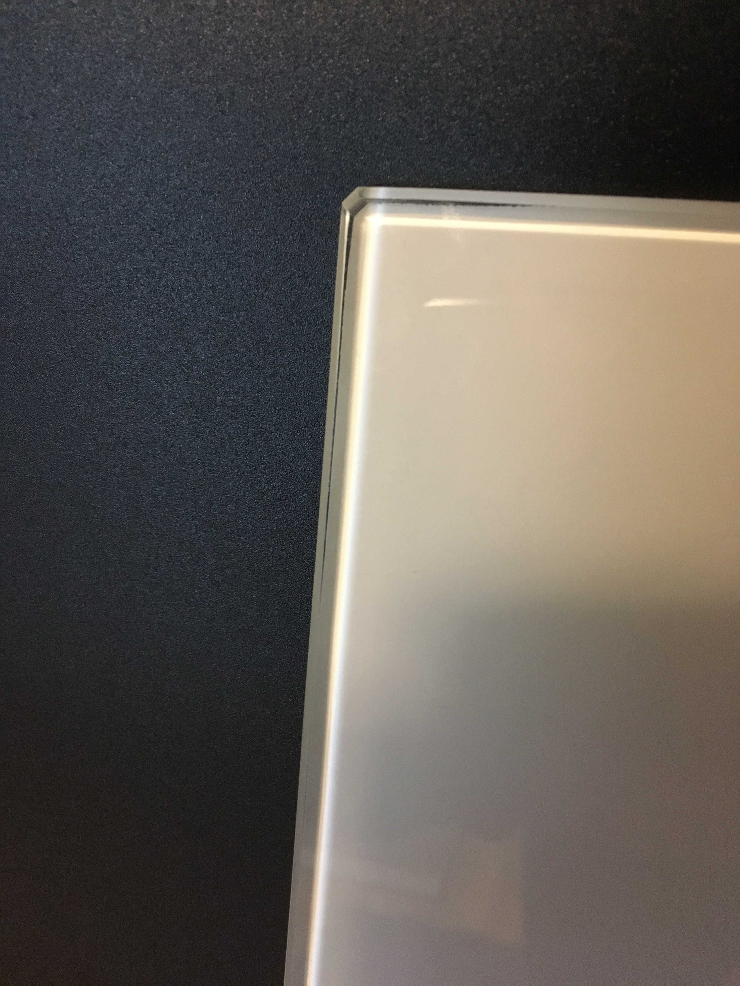 Besta panel szklany biały/mleczny - 120x40 cm - jak NOWY!