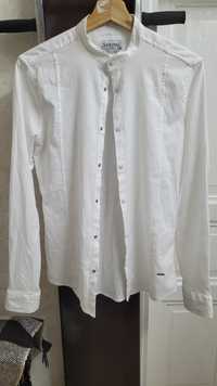Льняна біла рубашка