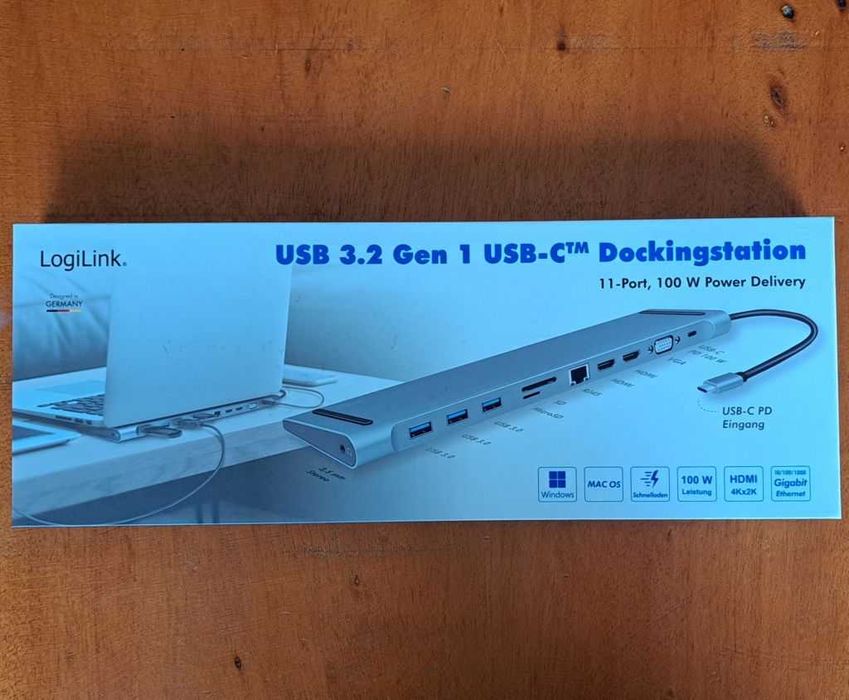 LogiLink Docking Station USB-C 11 Port 100W
