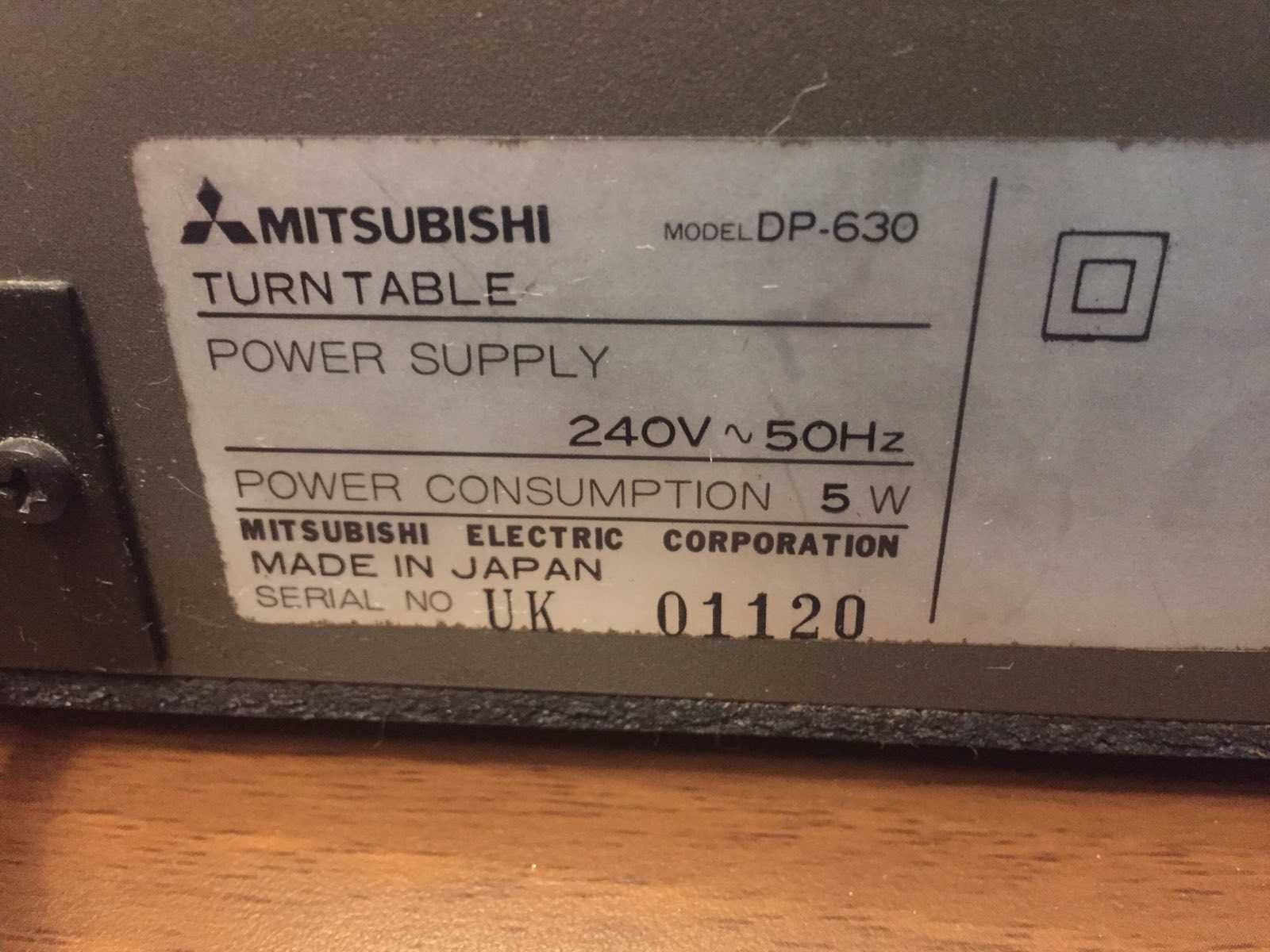 проигрыватель Mitsubishi DP- 630