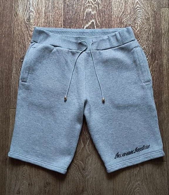 Серые мужские трикотажные шорты штаны Billionaire boys club BBC M