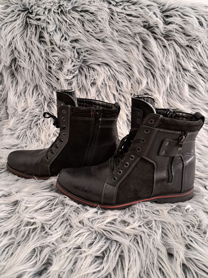 Skórzane buty męskie KENT