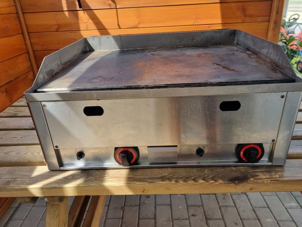 płyta grillowa gładka gazowa redfox