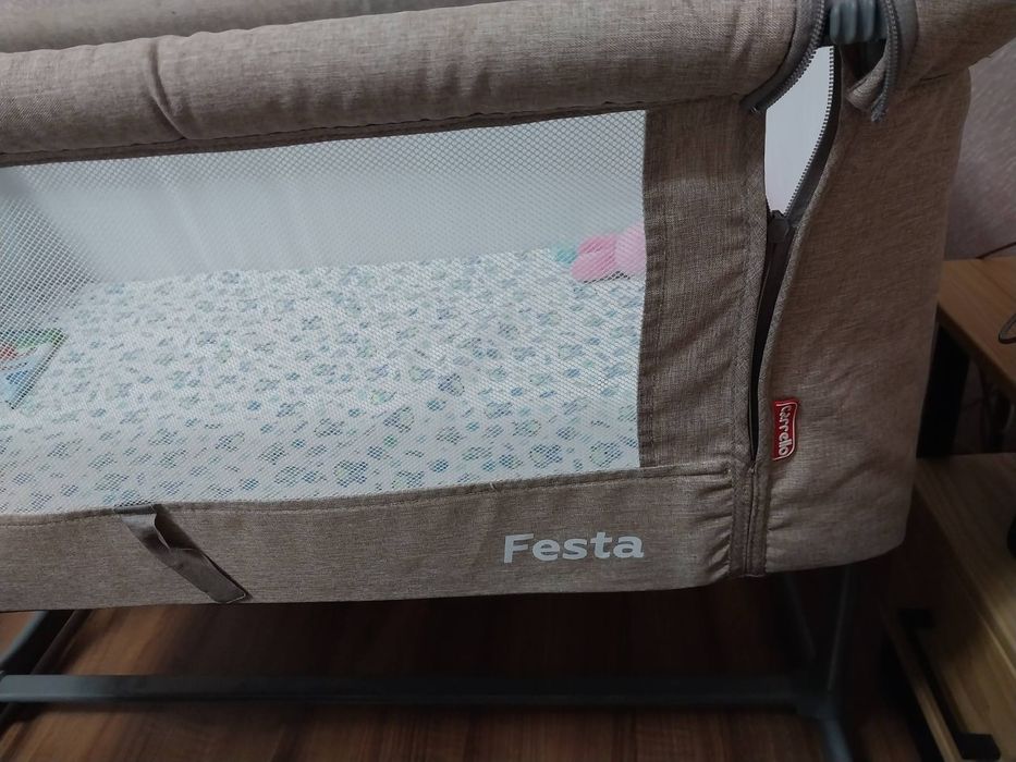 Приставне дитяче ліжко Carrello Festa