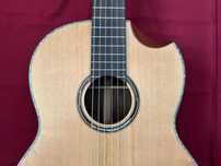 Guitarra clássica Nova 2024 boa qualidade Pau-Santo índia / Cedro