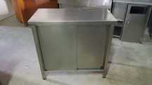 Bancada Inox com portas