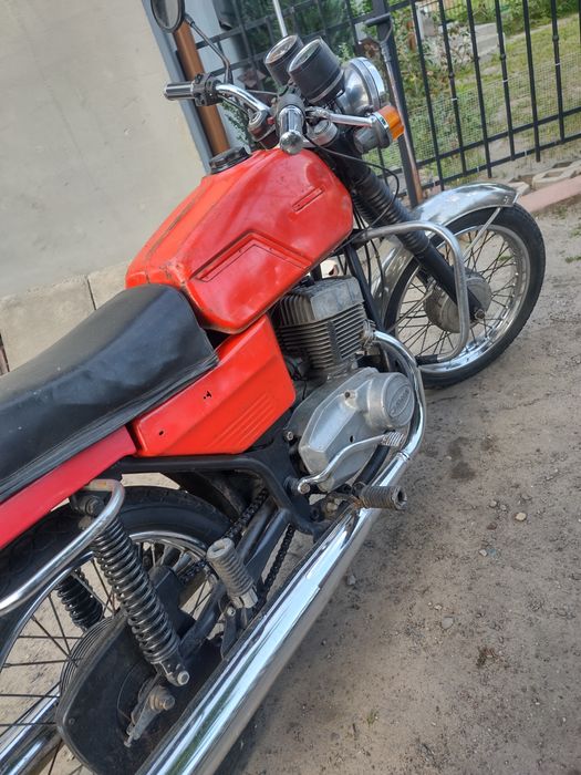 CZ 350 czesci silnika skrzynia lampa do Jawy TS 350 - rama jawa DeLux