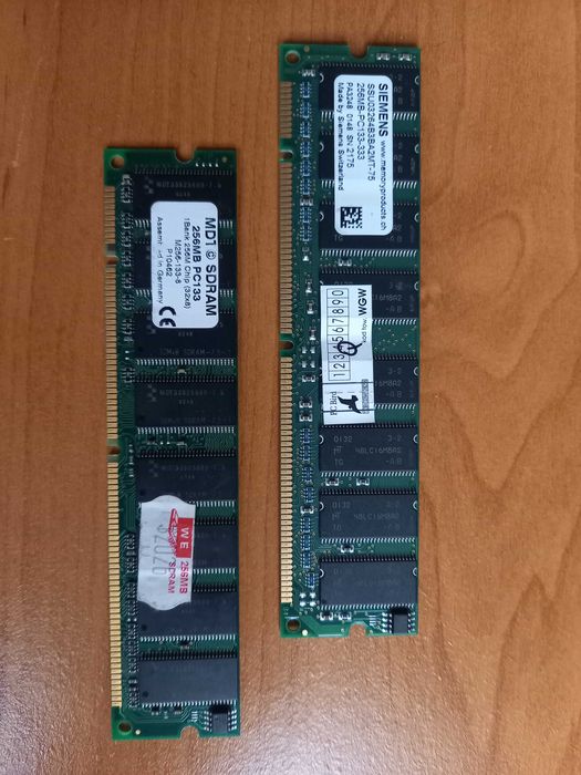 Pamięć ram 512 mb pc 133 ddr 2x256 mb