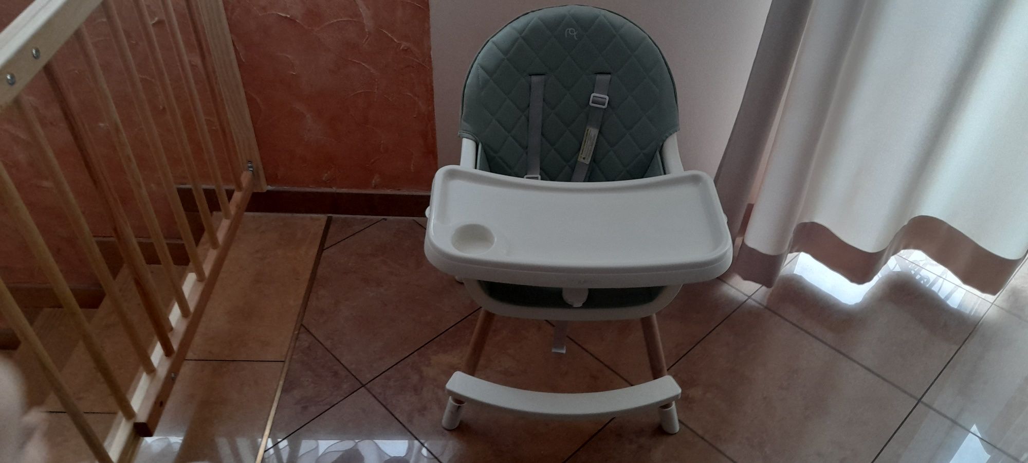 Krzesełko Do Karmienia Dla Dzieci Regulowane Fotelik 3w1 Tacka