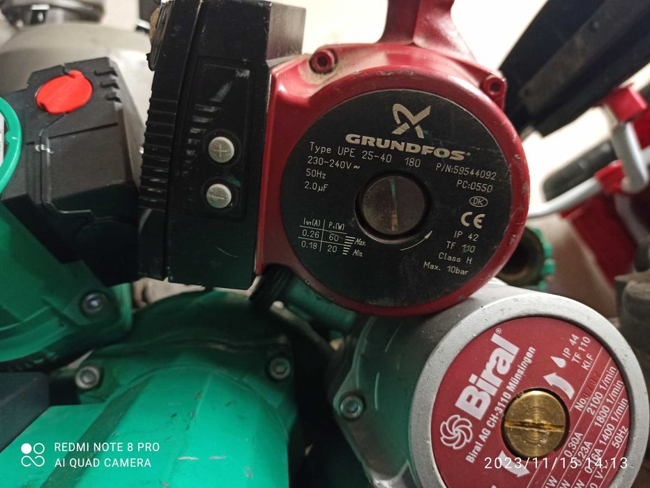 Pompa obiegowa, wilo,bosch,biral, vaillant  grundfos