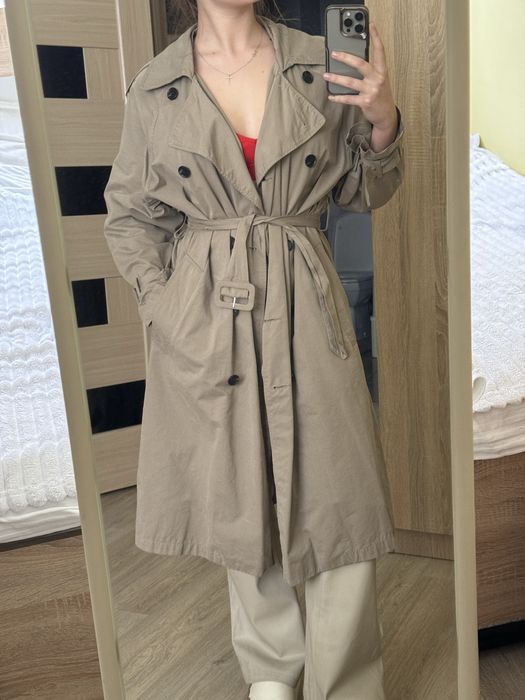 Тренч Zara (хакі/беж)