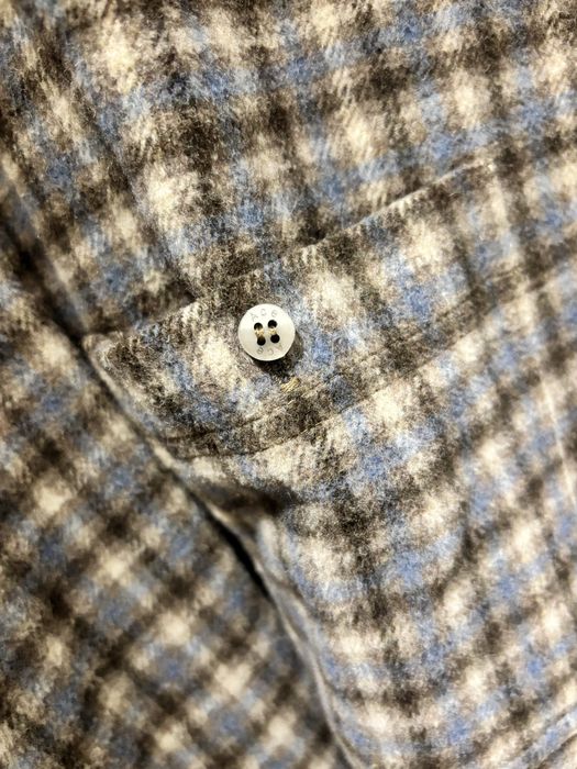 Теплая рубашка в клетку Ace шерсть oversized