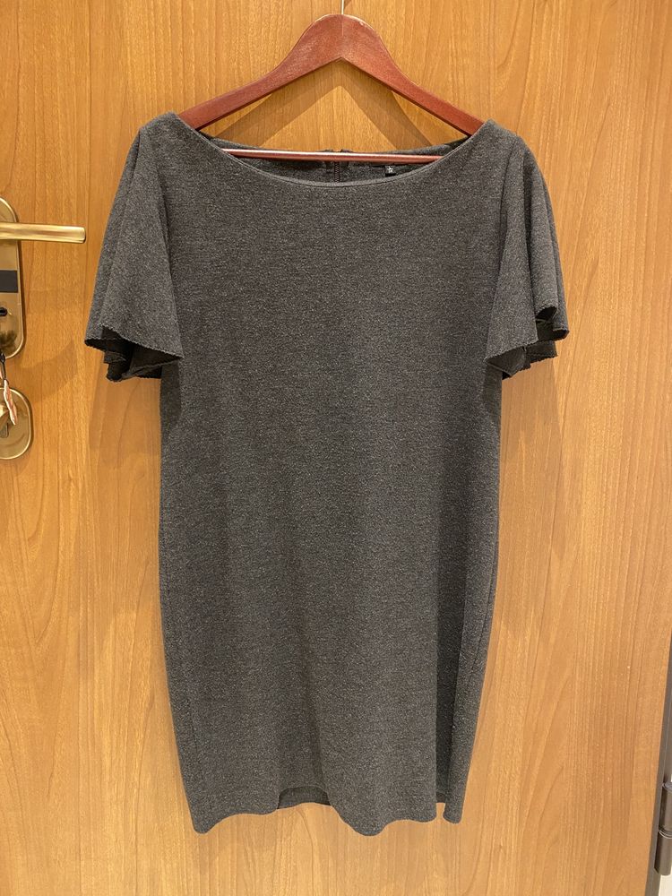 Sukienka tunika Massimo Dutti L 40 szara