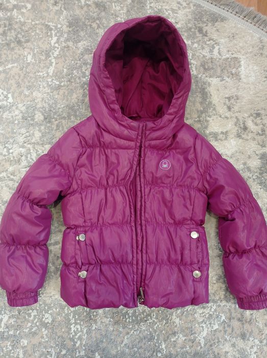 Зимова куртка пуховик для дівчинки
