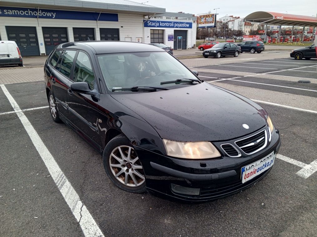 Saab 9-3 1.9 TID //2006-Rok//Klima//Skóry//Hak//Alusy//Zamiana//