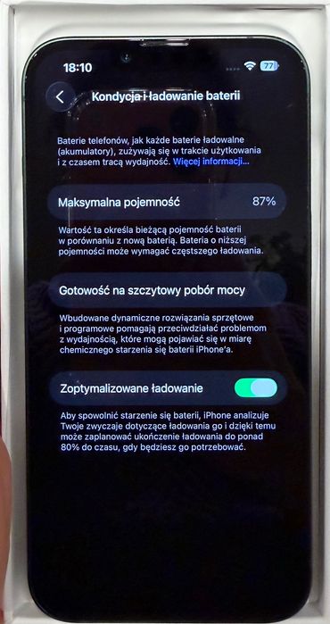 Iphone 13/ 128 GB/ zielony/ Stan jak nowy/ Gratisy/