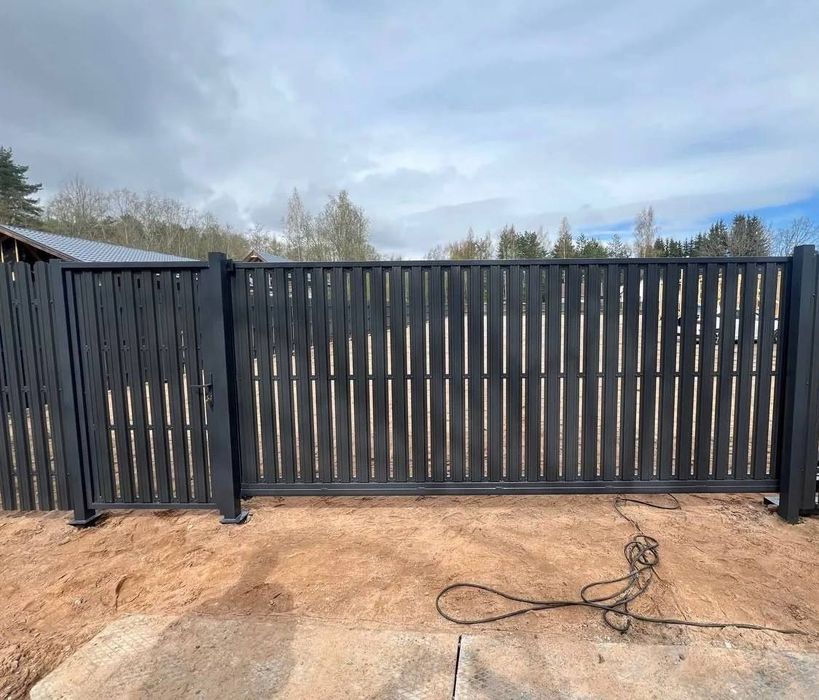 Евроштакетник шахматка