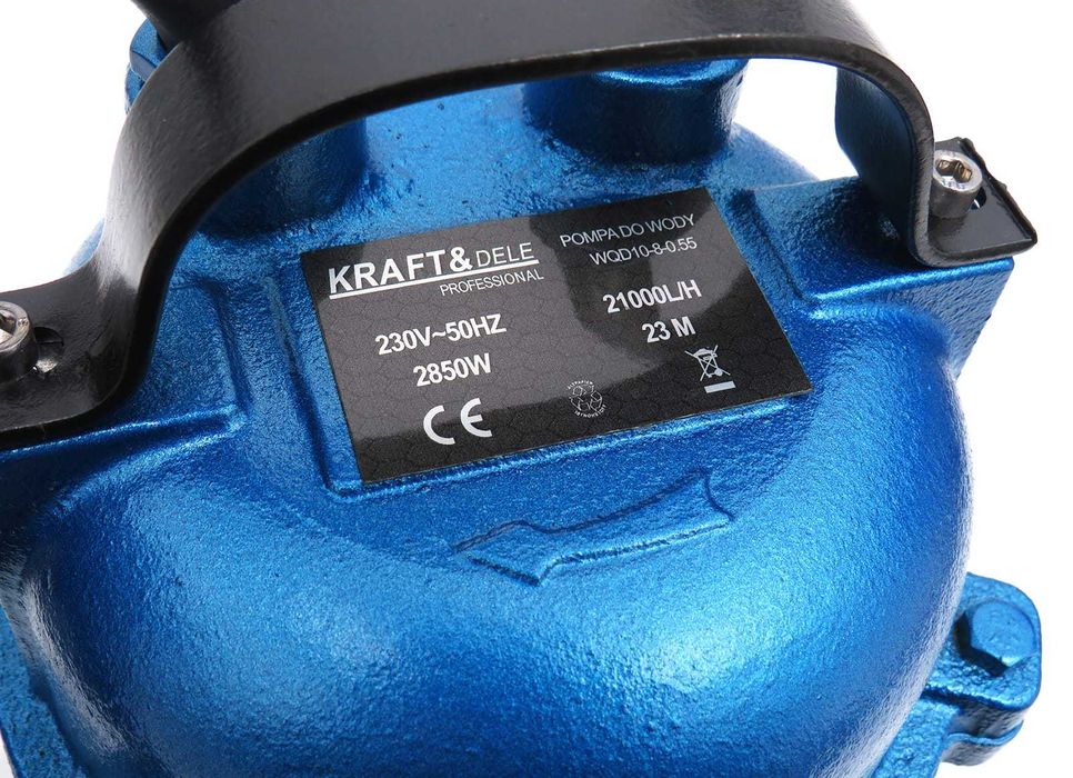 KRAFT&DELE Pompa Do Wody Brudnej Szamba Rozdrabniaczem 2850w KD754