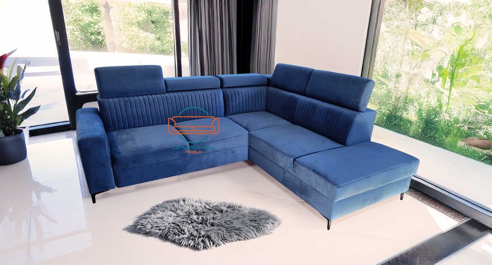 PRODUCENT ! Wygodny narożnik spanie zagłówki na wymiar nr. 70/2025