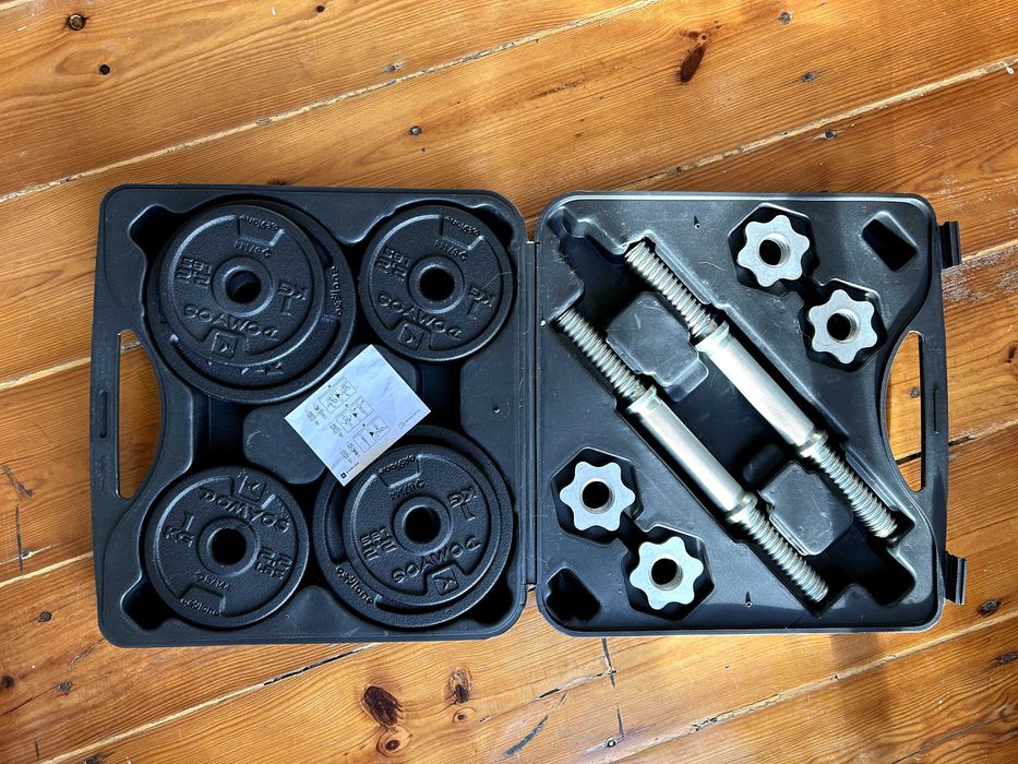 Conjunto de halteres 20kg