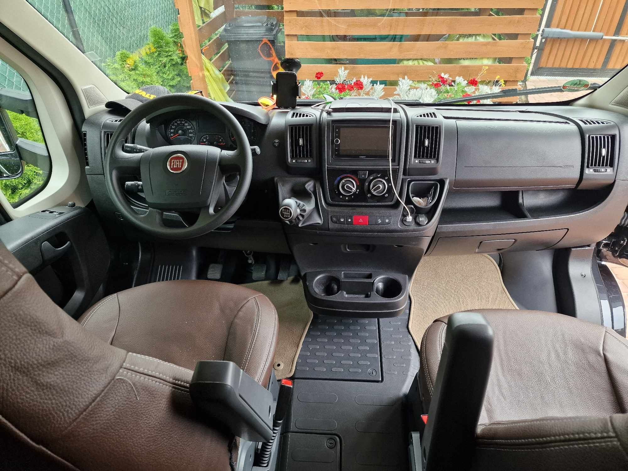 Camper Kamper Alkowa 6osob Fiat 2.3 180km fv vat
