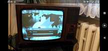 Stary telewizor retro lampowy z okresu PRL'u