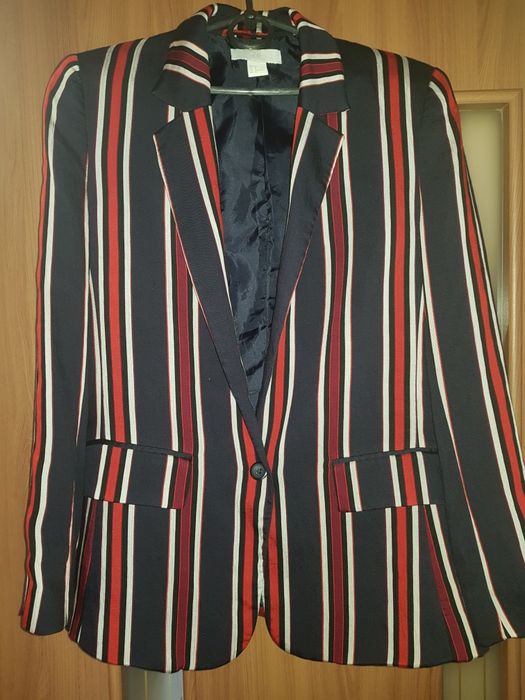 Пиджак H&M в полоску