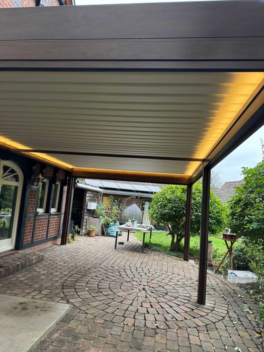 Pergola tarasowa aluminiowa Firmy AM Pergola