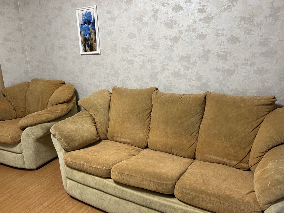 Диван розкладний та крісло в хорошому стані