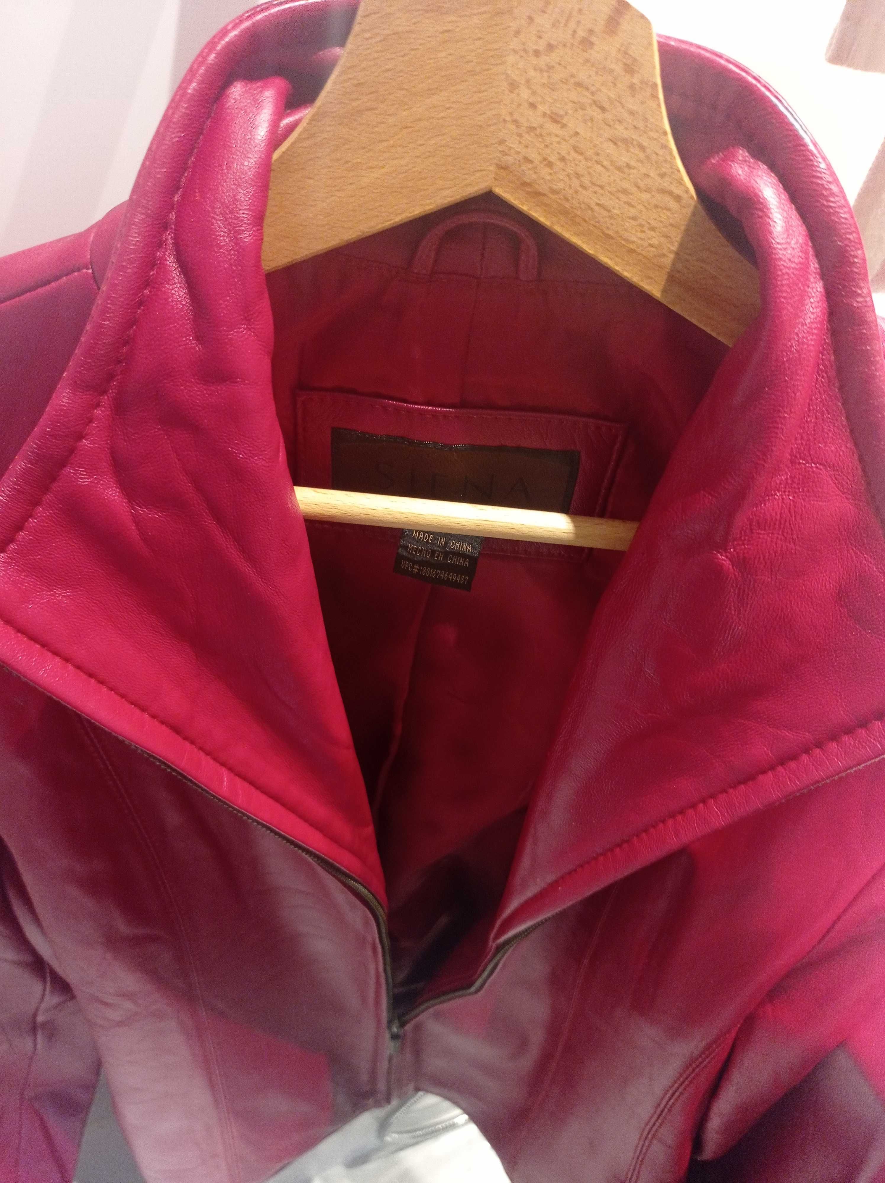 Lamb Leather Jacket Like New /  Pele Genuine Casaco Mulher