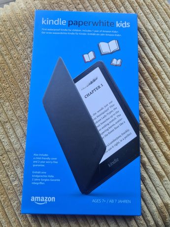 Czytnik Kindle Paperwhite 5 czarny 8GB bez reklam + czarne etui